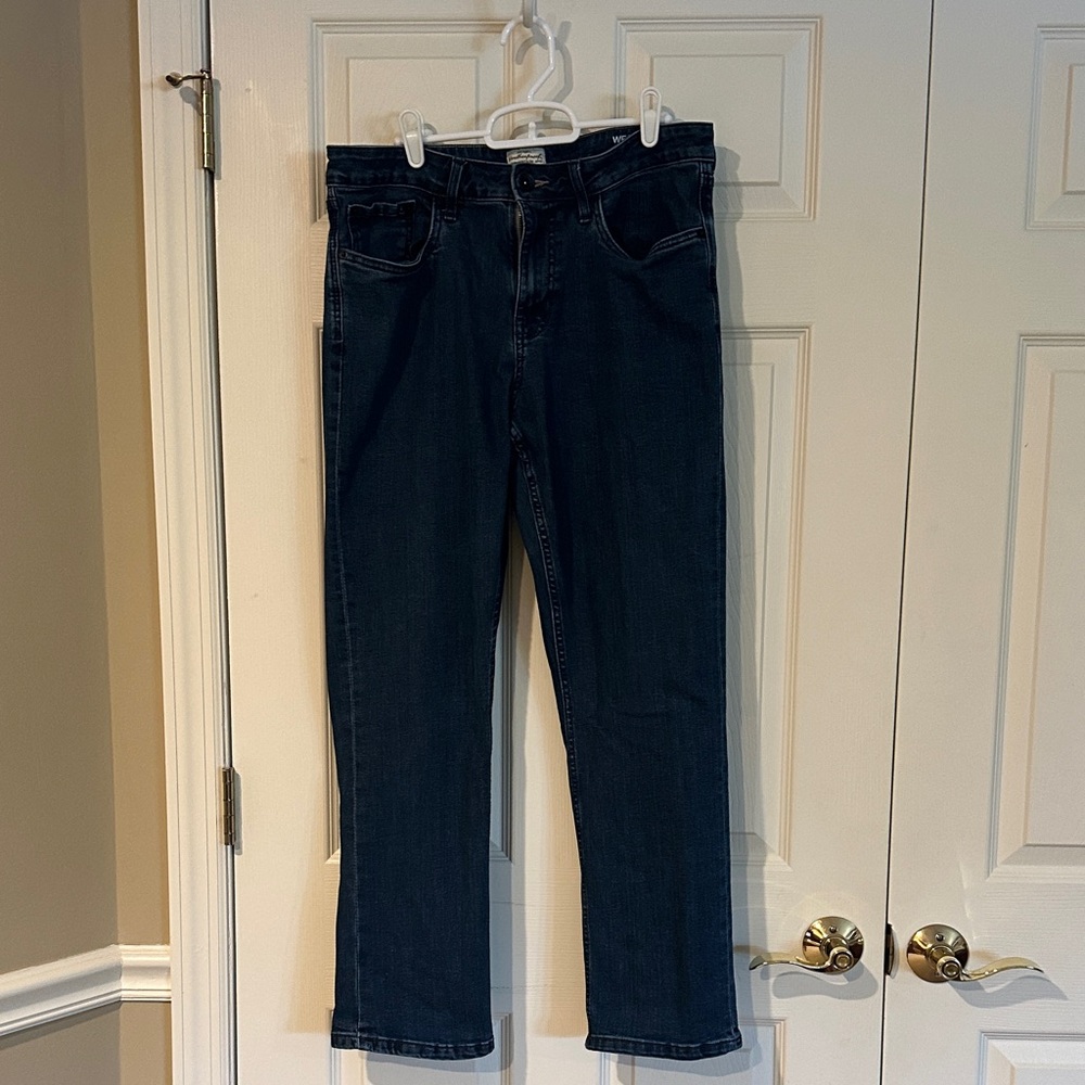 Weatherproof Men's Dark Indigo Relaxed Jeans